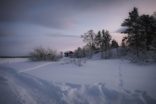 Sleep in Arctic Cabins at Iisakki Village, Ruka Finland