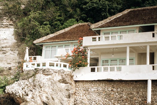Sleep in Balinese Cliff Villas at The Legian Bali